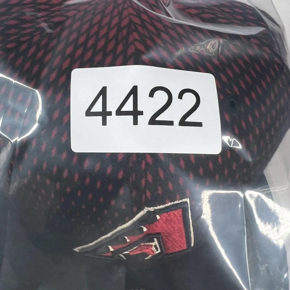 Arizona‎ Diamondbacks Hat Cap Fitted Mens 7 1/2 Black Red MLB Baseball New Era